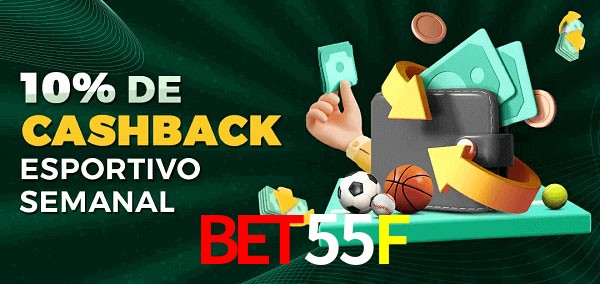 10% de bônus de cashback na BET55F